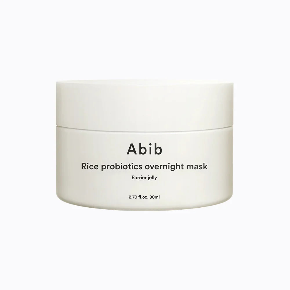 Abib RICE PROBIOTICS OVERNIGHT MASK BARRIER JELLY - Mask for hydration
