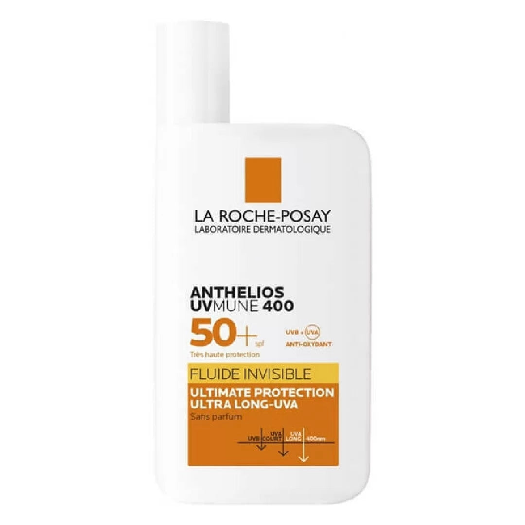La Roche-Posay Anthelios Uvmune 400 Invisible Fluid SPF50+ - 50ml - Sunscreen for hydration