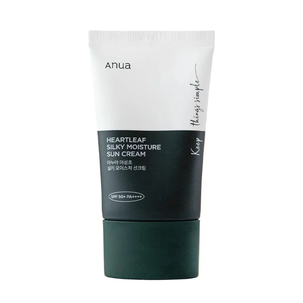 Anua Heartleaf Silky Moisture Sun Cream - Sunscreen for hydration