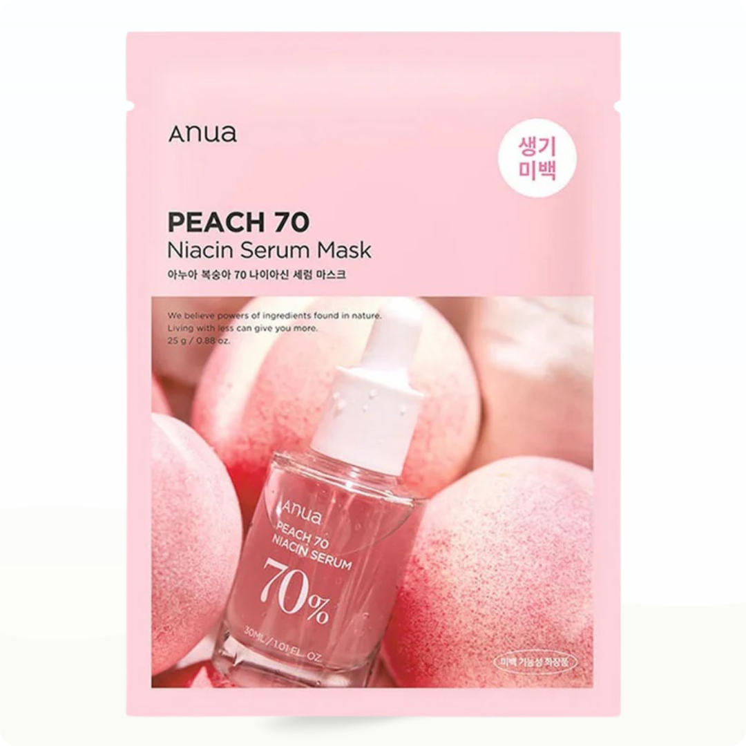 Anua Peach 70 Niacin Serum Mask - Serum for dark spots