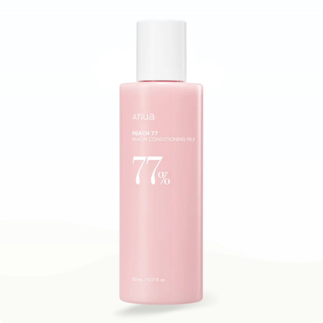 Anua Peach 77 Niacin Conditioning Milk Korean Skin Care for Glass Skin 150ml - Sunscreen for dark spots