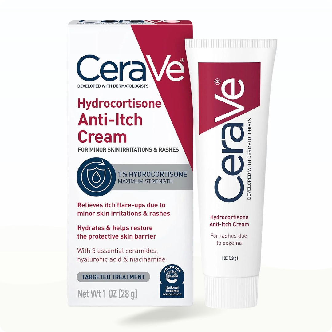 CeraVe Hydrocortisone Anti-itch Cream - Moisturizer for hydration