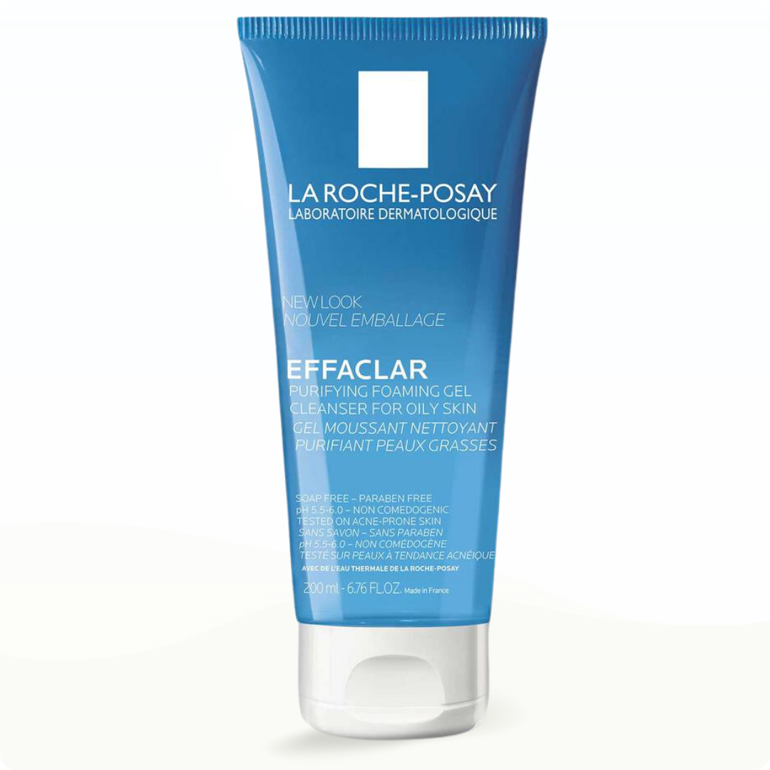 La Roche-Posay Effaclar Gel Facial Wash for Oily Skin 200ml - Moisturizer for acne