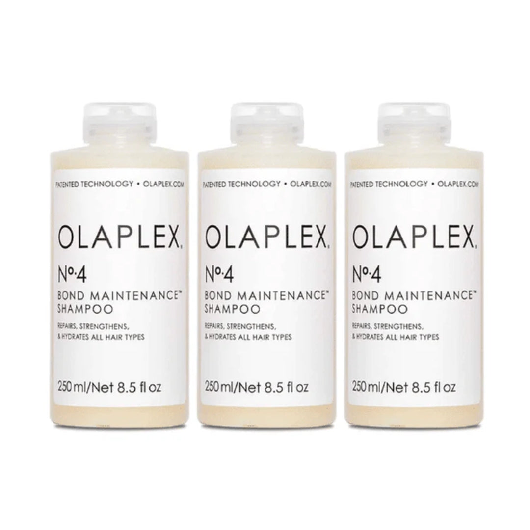 Olaplex Bond Maintenance Shampoo No.4 250ml 3 Pack Set - Shampoo for anti-aging