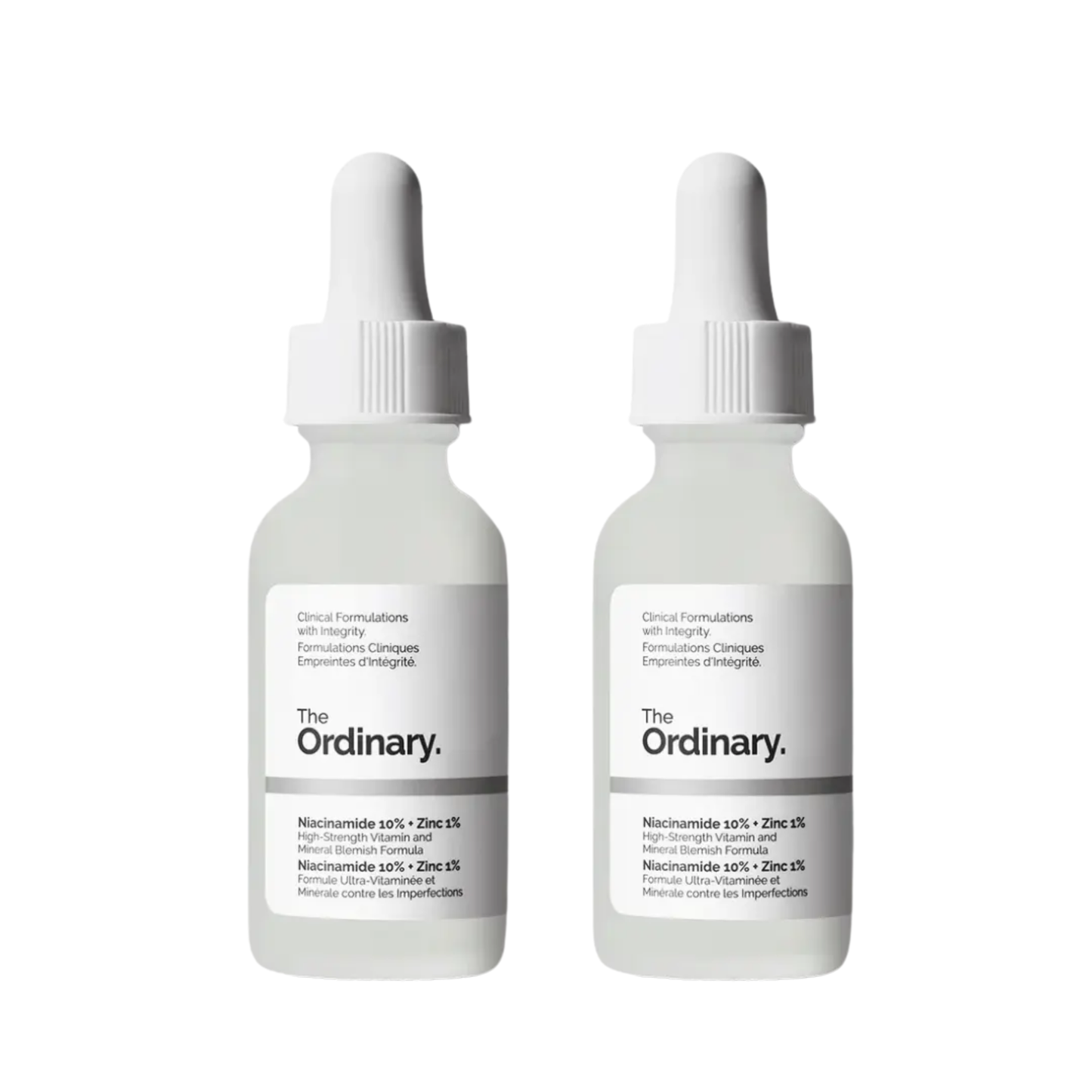 The Ordinary Niacinamide 10% + Zinc 1% Serum (2 Pack) - Serum for dark spots