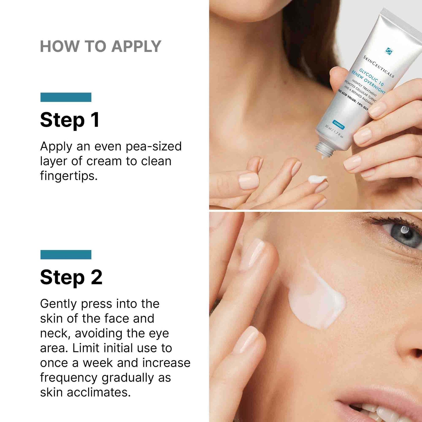 SkinCeuticals Glycolic 10 Renew Overnight Exfoliating Night Cream 50ml - Exfoliant for anti-aging - view 2