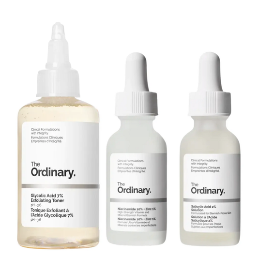The Ordinary Blackhead Removal Combo - Sunscreen for dark spots