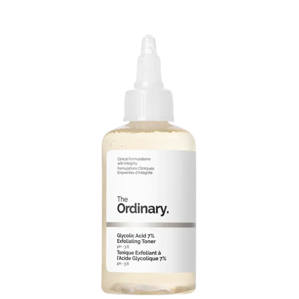 The Ordinary Glycolic Acid 7% 240ml - Sunscreen for acne