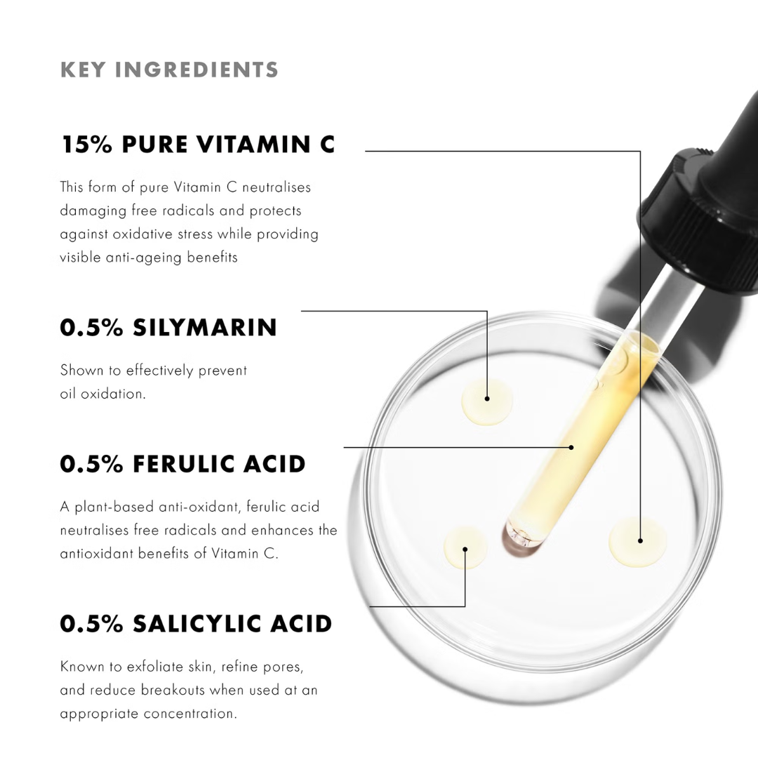 SkinCeuticals Silymarin CF Vitamin C Salicylic Acid Antioxidant Serum 30ml