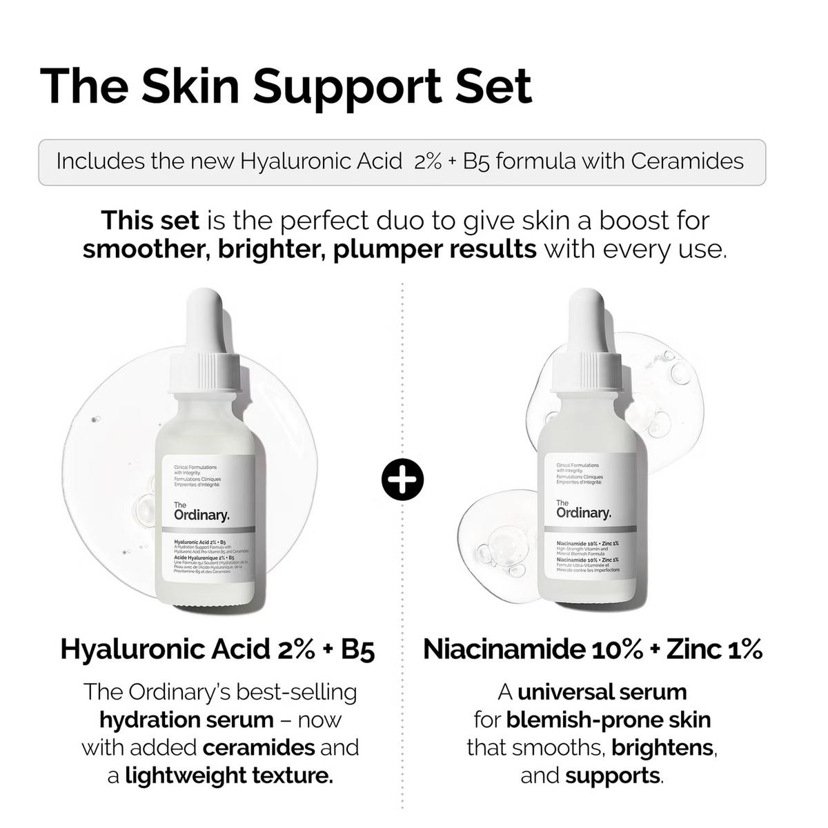 The Ordinary Skin Support Set