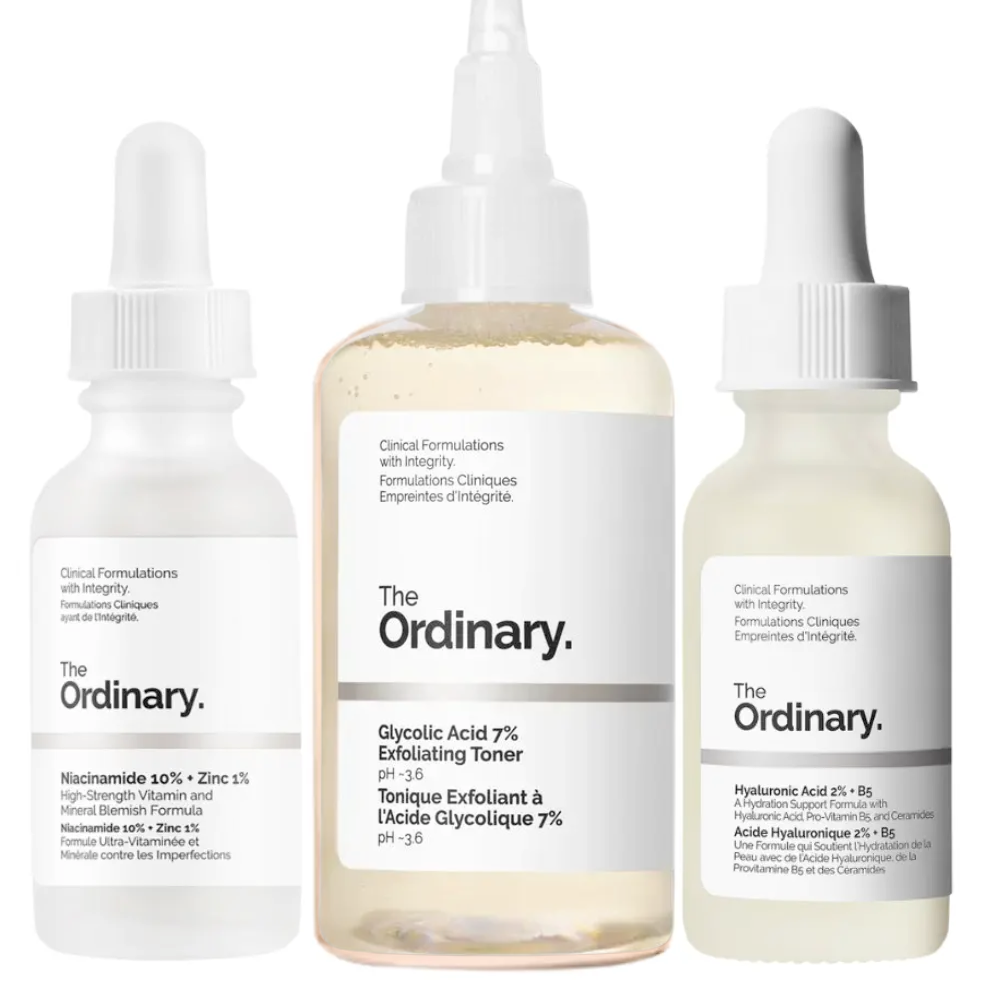 The Ordinary Glass Skin Combo - Sunscreen for dark spots