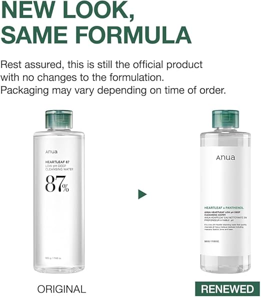 Anua Heartleaf 87% Low Ph Deep Cleansing Water