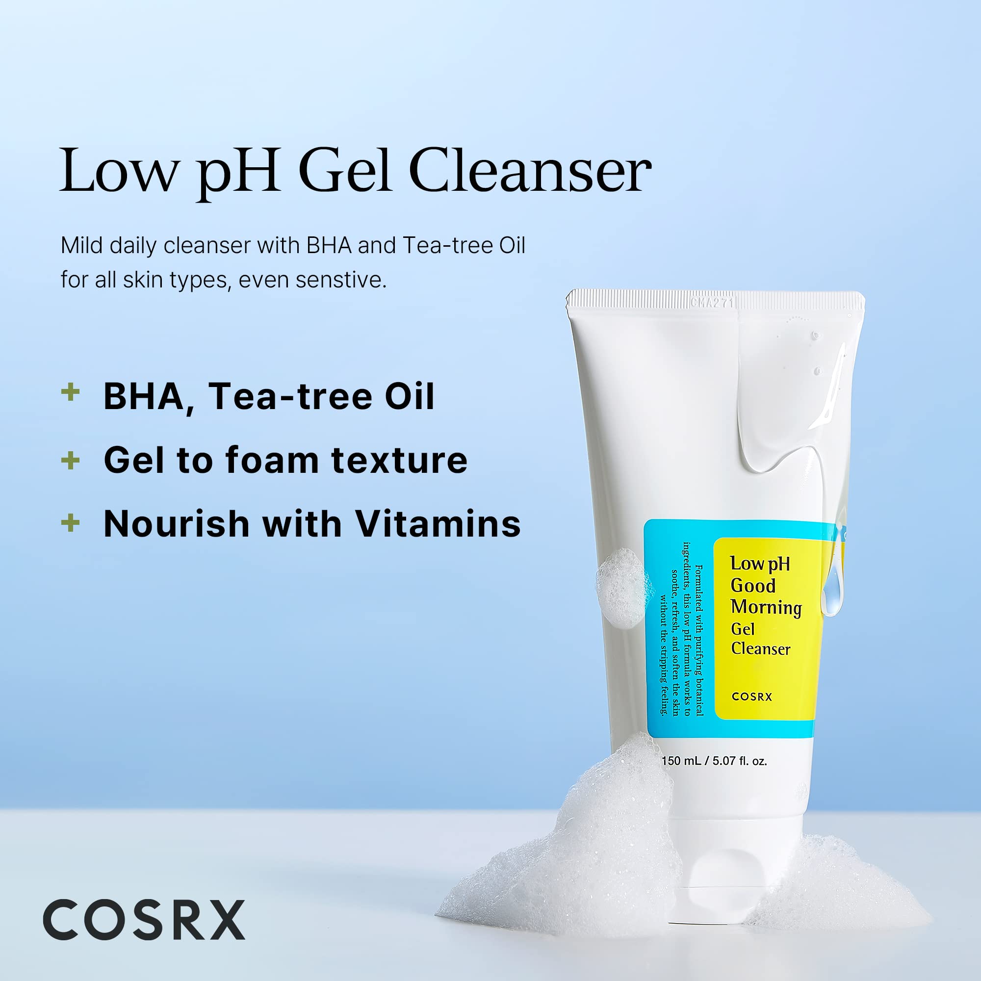 Cosrx Low pH Good Morning Cleanser