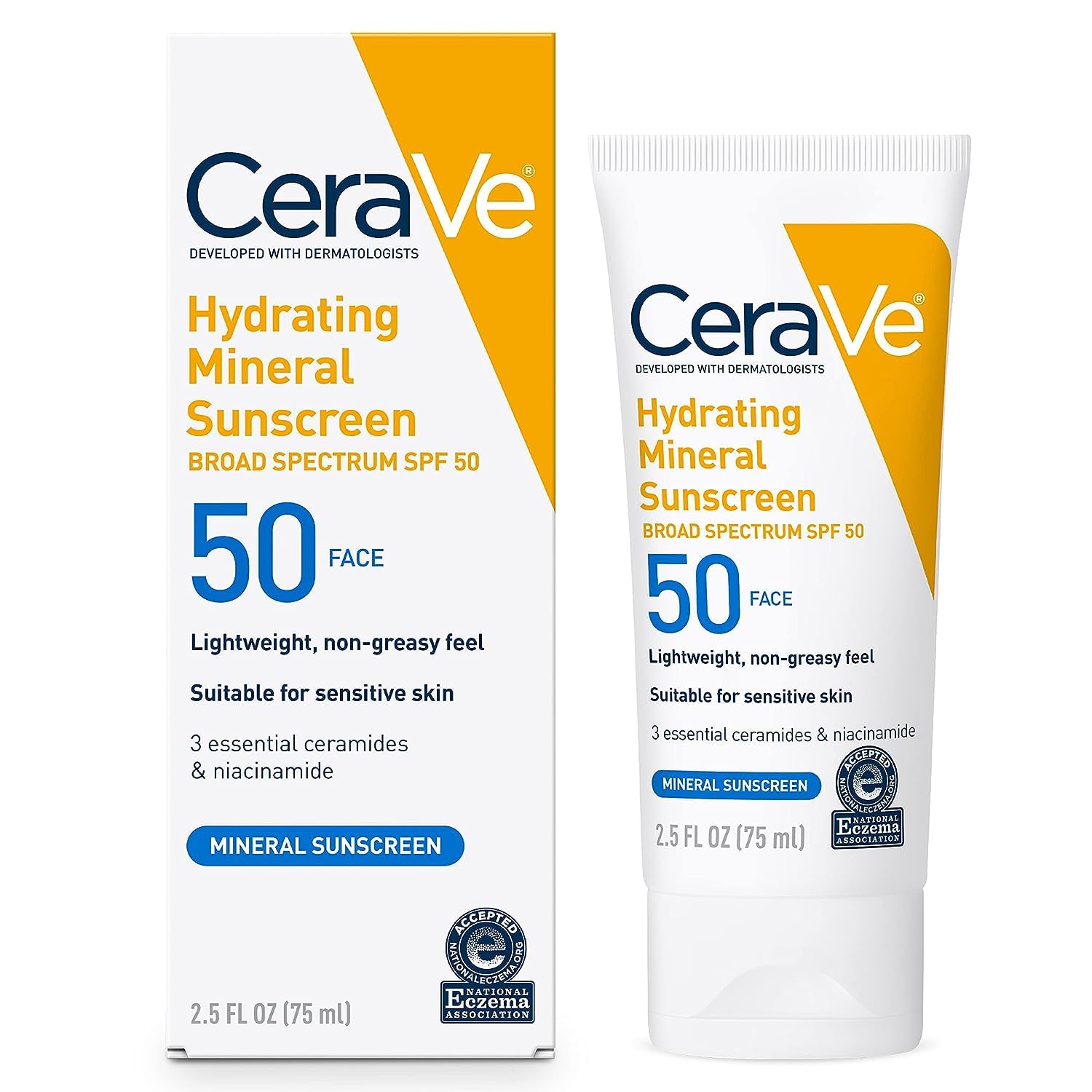 Cerave Hydrating Mineral Sunscreen Face Lotion