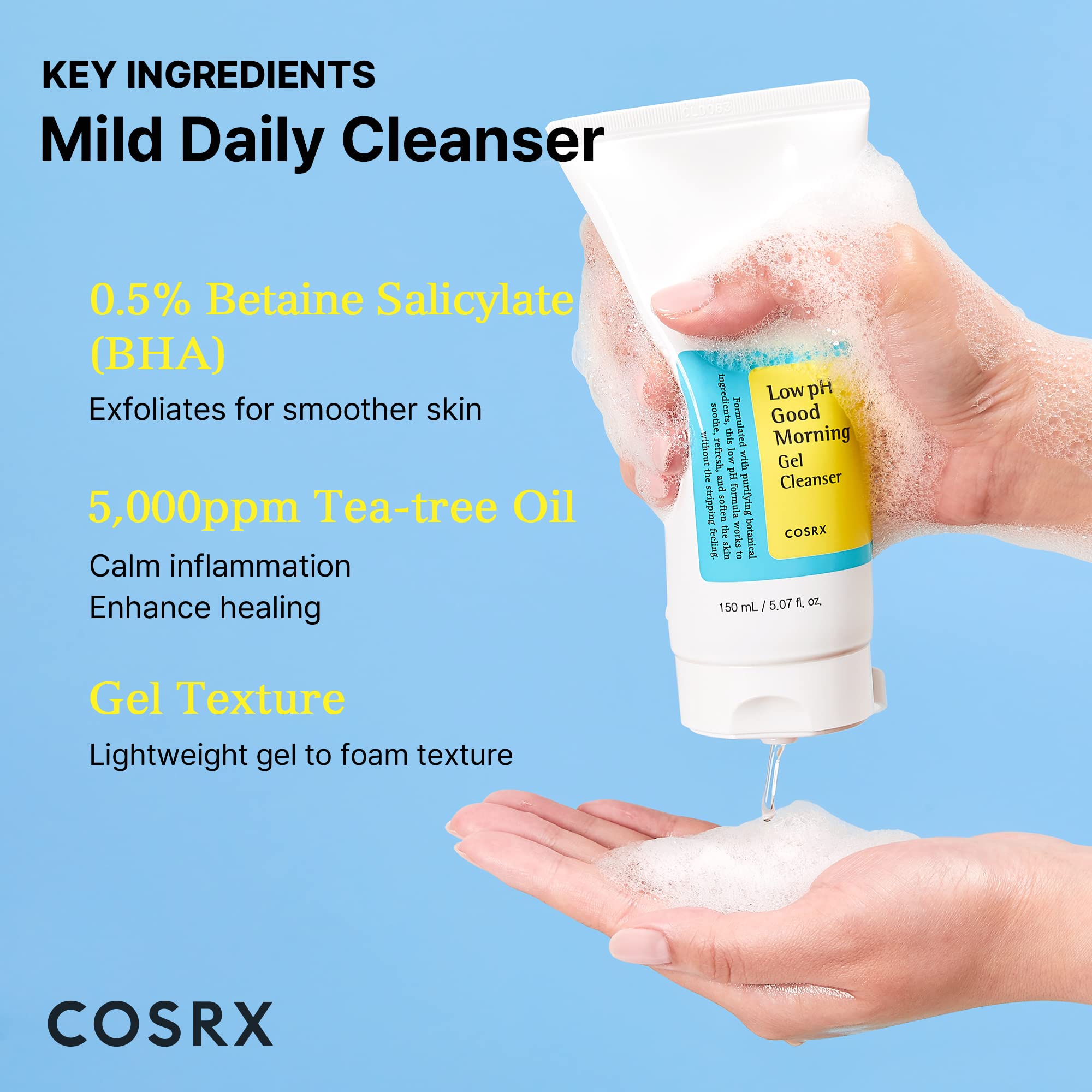 Cosrx Low pH Good Morning Cleanser