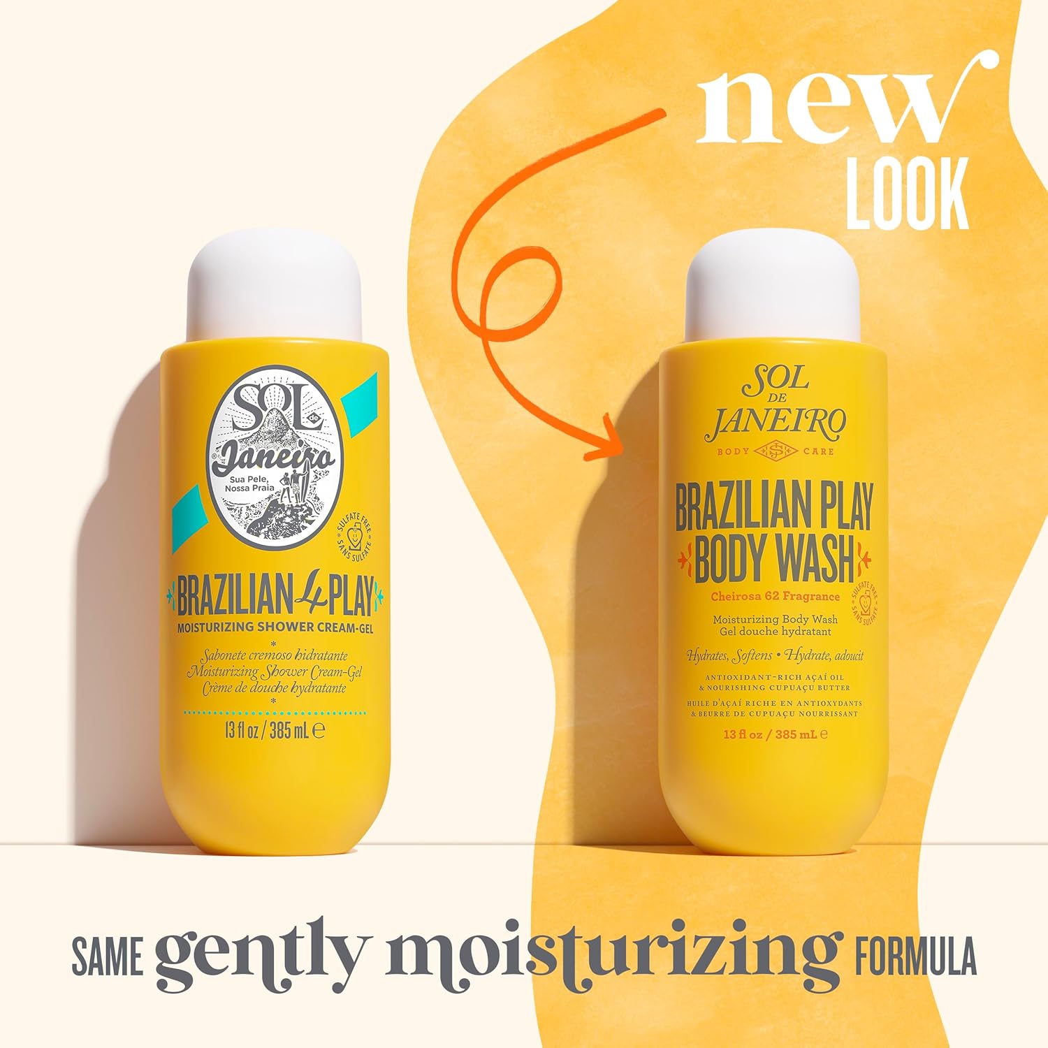 Sol De Janeiro Brazilian 4 Play Moisturizing Shower Cream Gel