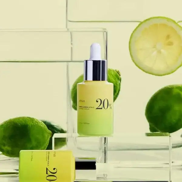 Anua Green Lemon Vitamin C Serum With Vitamin E, Hyaluronic & Ferulic Acid