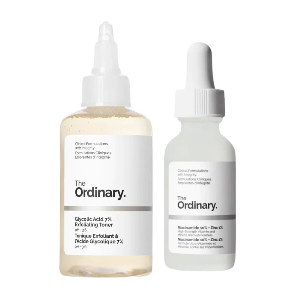 The Ordinary Niacinamide + Glycolic Acid Duo - Sunscreen for acne