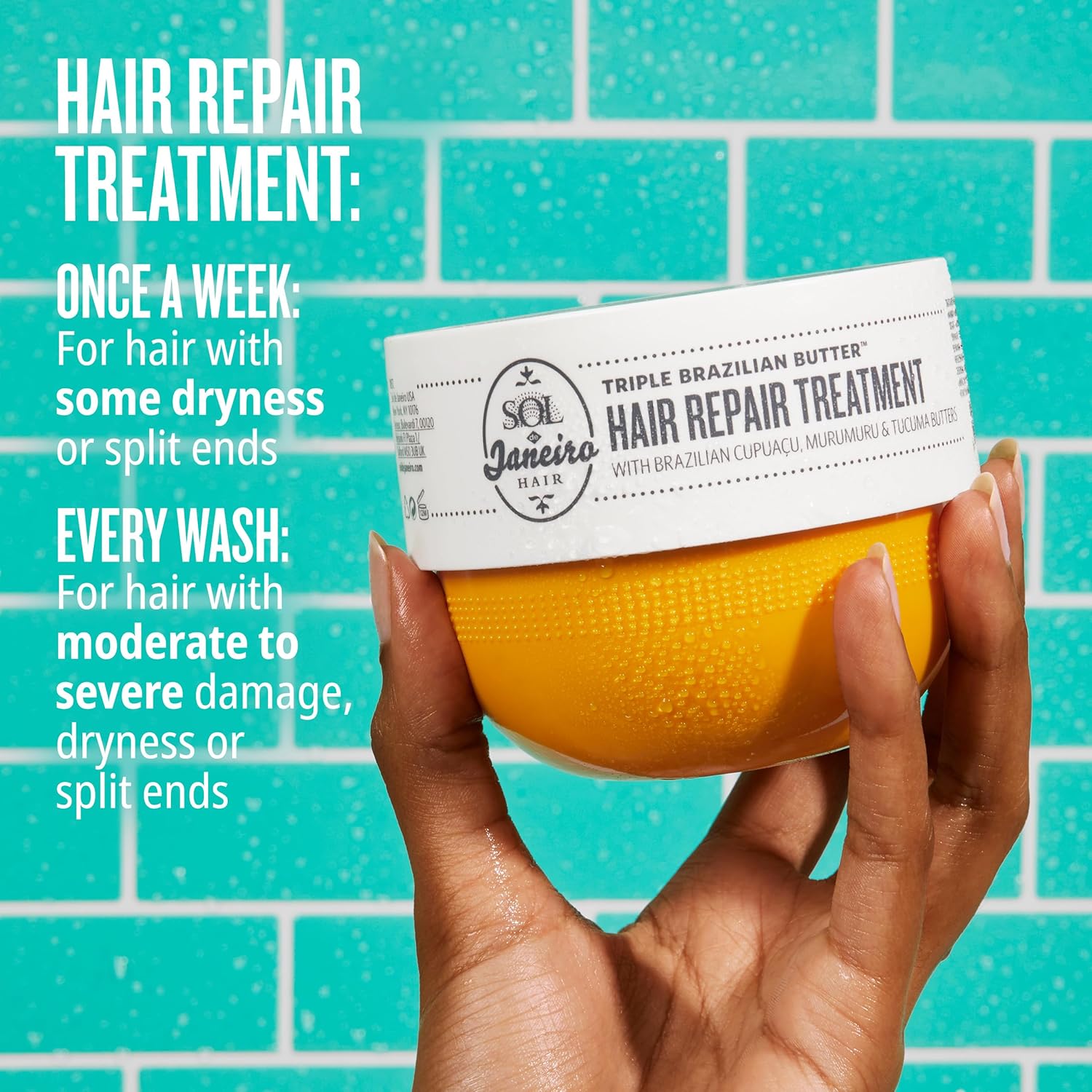Sol De Janeiro Triple Brazilian Butter Hair Repair Treatment Mask