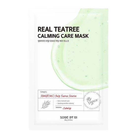 SOME BY MI REAL TEA TREE CALMING CARE MASK