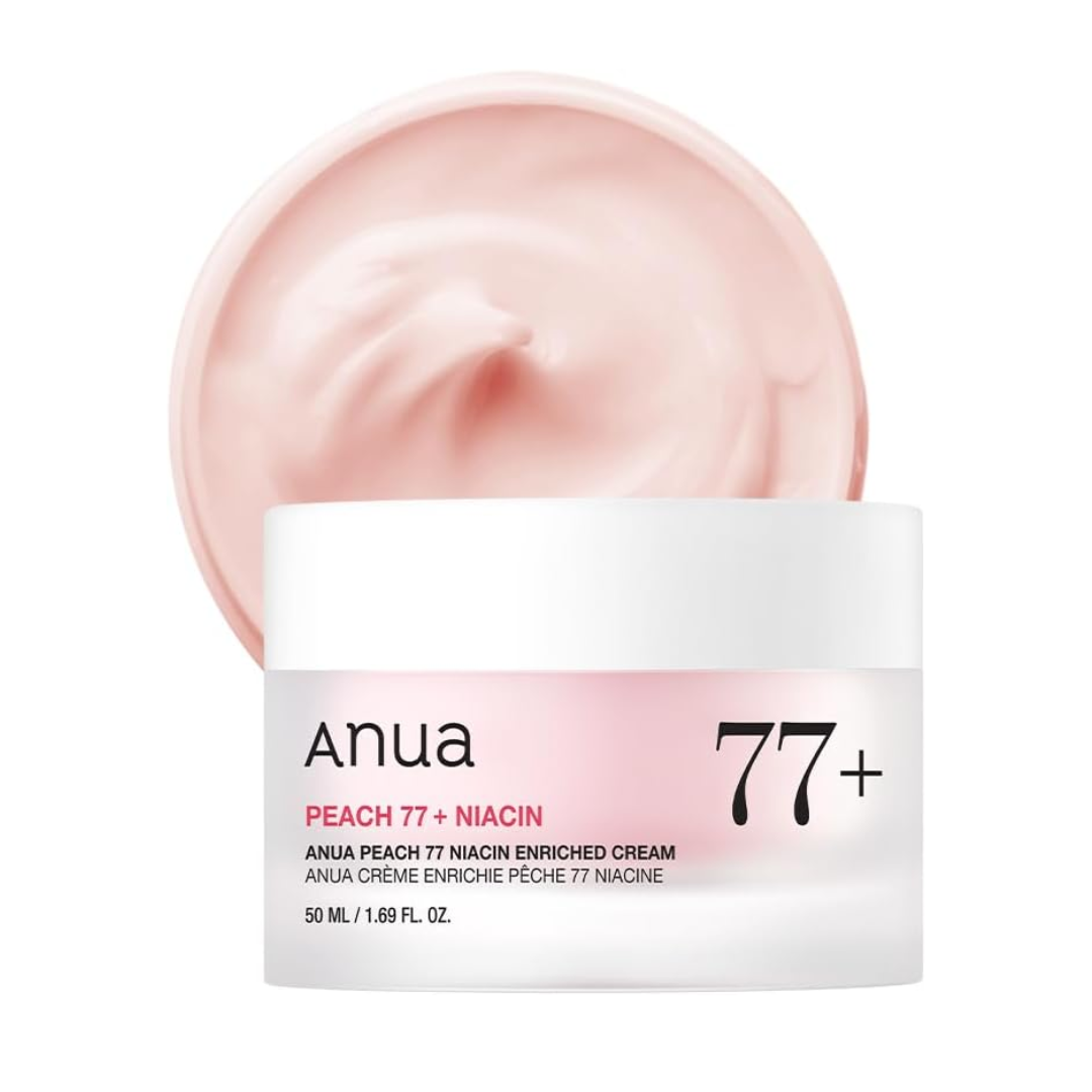 Anua Peach 77% Niacin Enriched Cream Korean Skin Care for Glass Skin