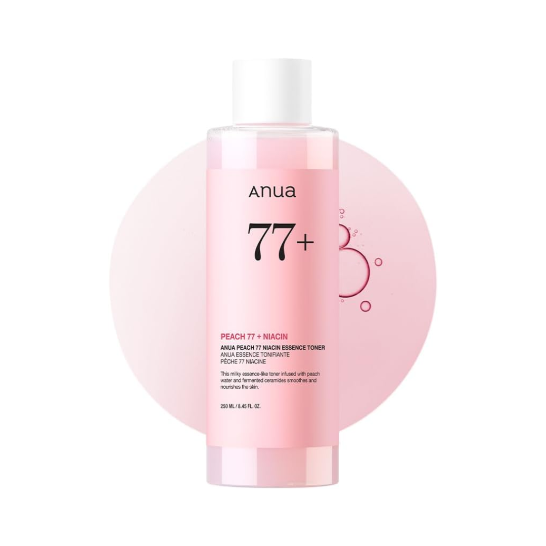 Anua Peach 77 Niacin Essence Toner Brightening Toner,  Glass Skin