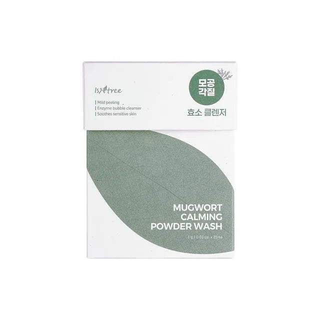 ISNTREE MUGWORT CALMING POWDER WASH