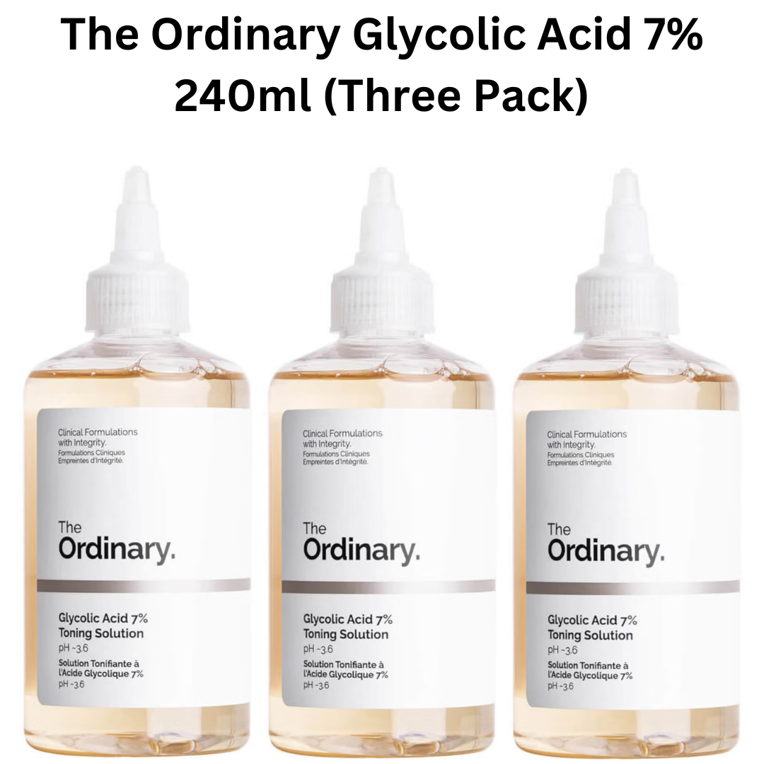 Glycolic Acid 7% 240ml (Three Pack)
