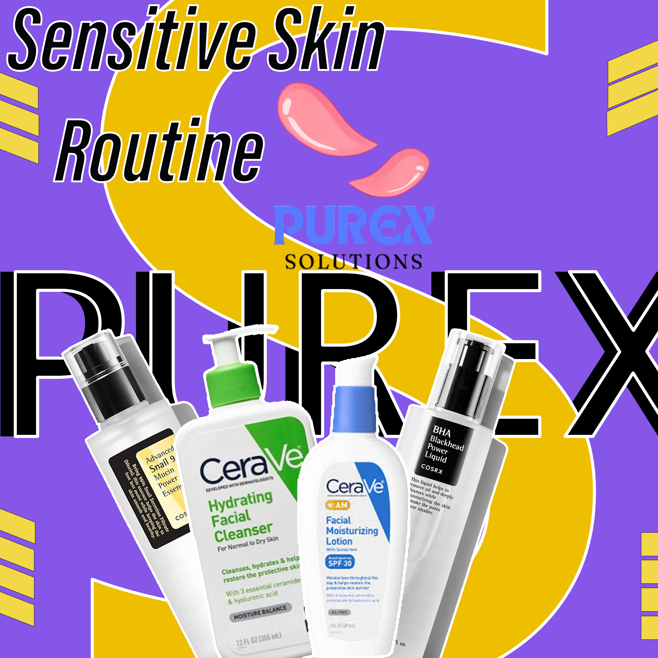 Purex Solutions Sensitive Skin Routine