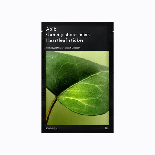 Abib Gummy Sheet Mask Heartleaf Sticker (10ea) - Mask for acne