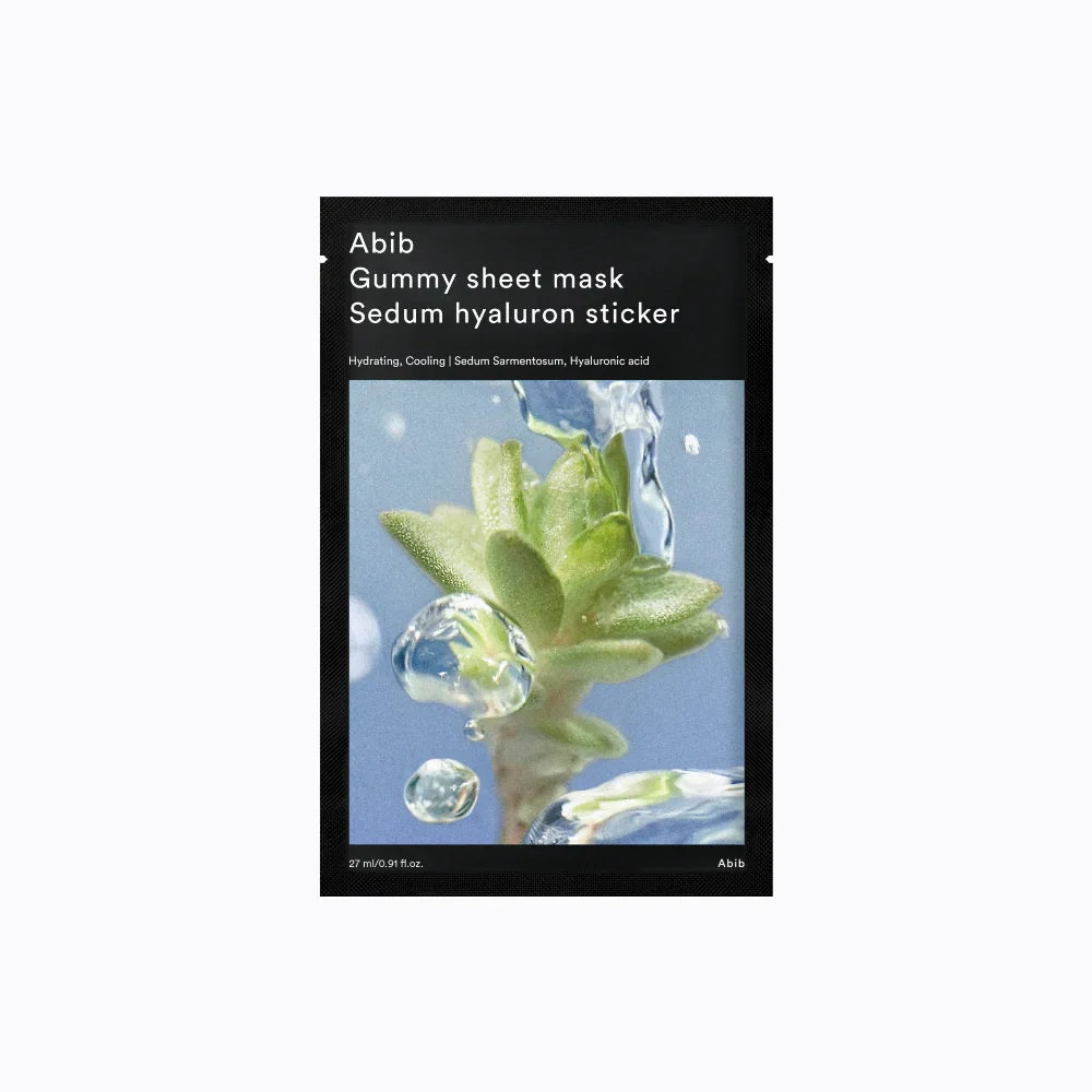 Abib GUMMY SHEET MASK SEDUM HYALURON STICKER (1ea) - Mask for dark spots