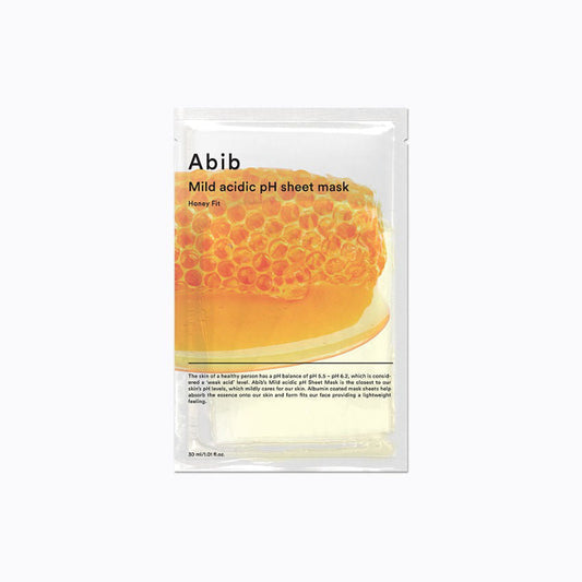 Abib Mild Acidic pH Sheet Mask Honey Fit (10ea) - Mask for dark spots