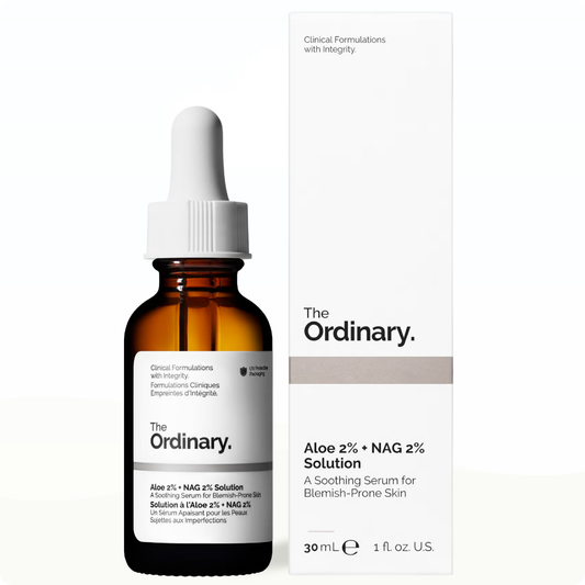 The Ordinary Aloe 2% + NAG 2% Solution 30ml - Serum for acne