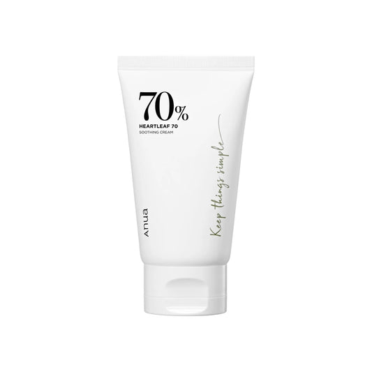 Anua Heartleaf 70% Soothing Cream - Moisturizer for hydration