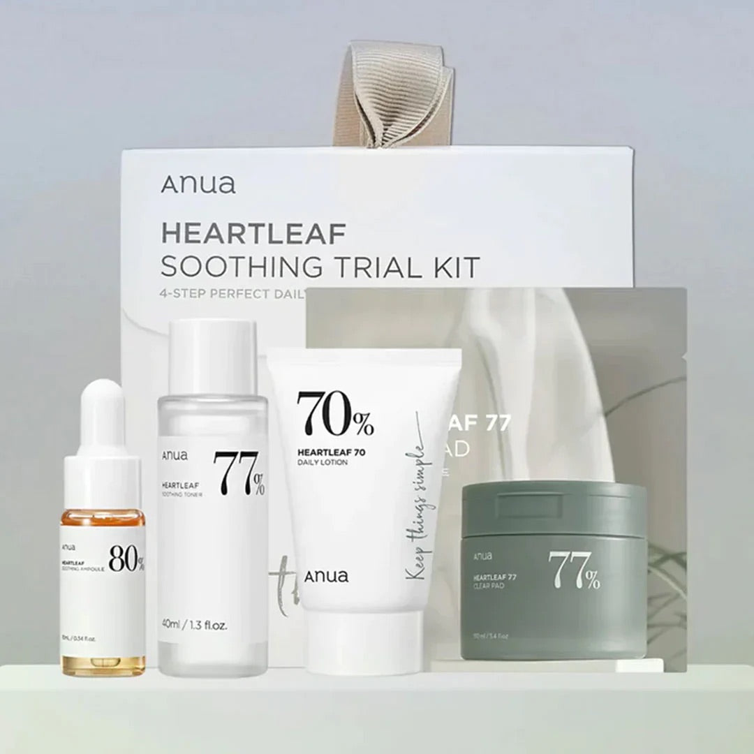 Anua Heartleaf Soothing Trial Kit - Sunscreen for acne
