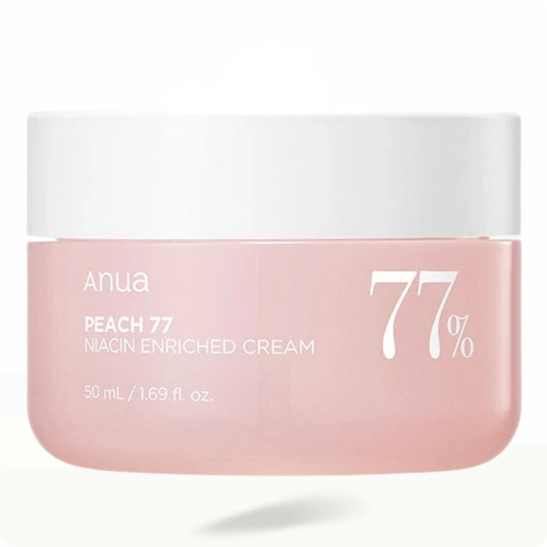 Anua Peach 77% Niacin Enriched Cream Korean Skin Care for Glass Skin 50ml - Moisturizer for dark spots