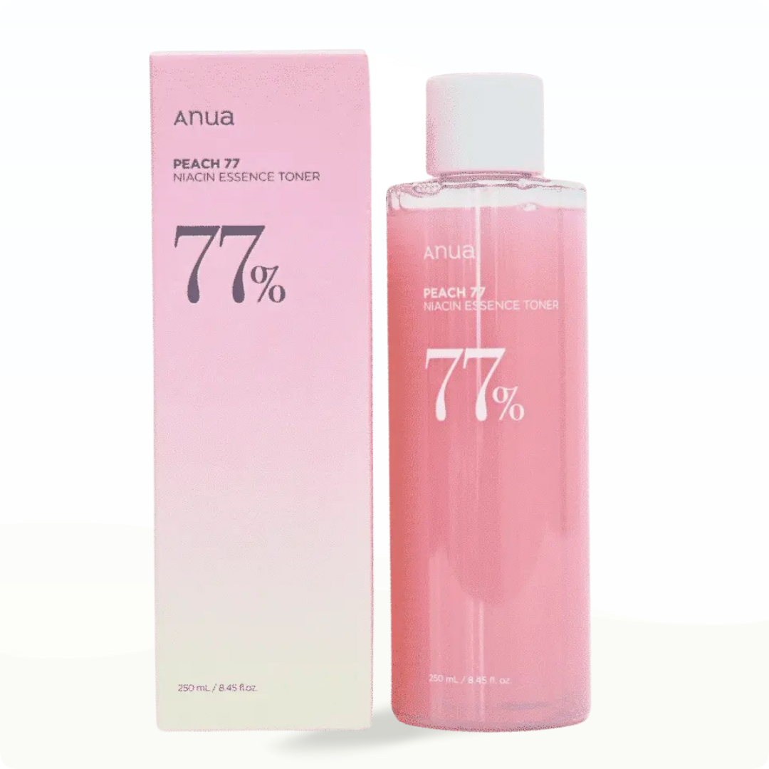 Anua Peach 77 Niacin Essence Toner Brightening Toner, Glass Skin 250ml - Serum for dark spots