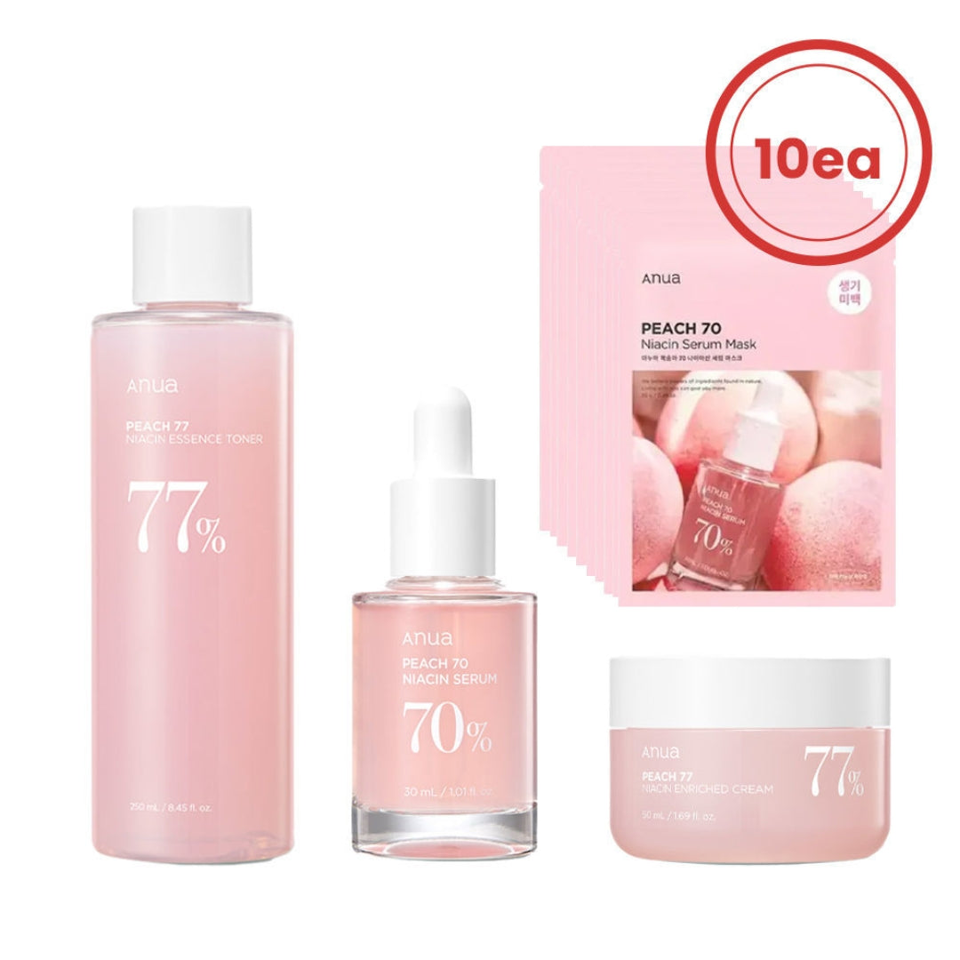 Anua Peach Brightening Set - Sunscreen for dark spots
