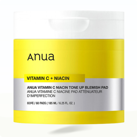 Anua Vitamin C+Niacin Tone Up Blemish Pad 60 Pads - Toner for acne