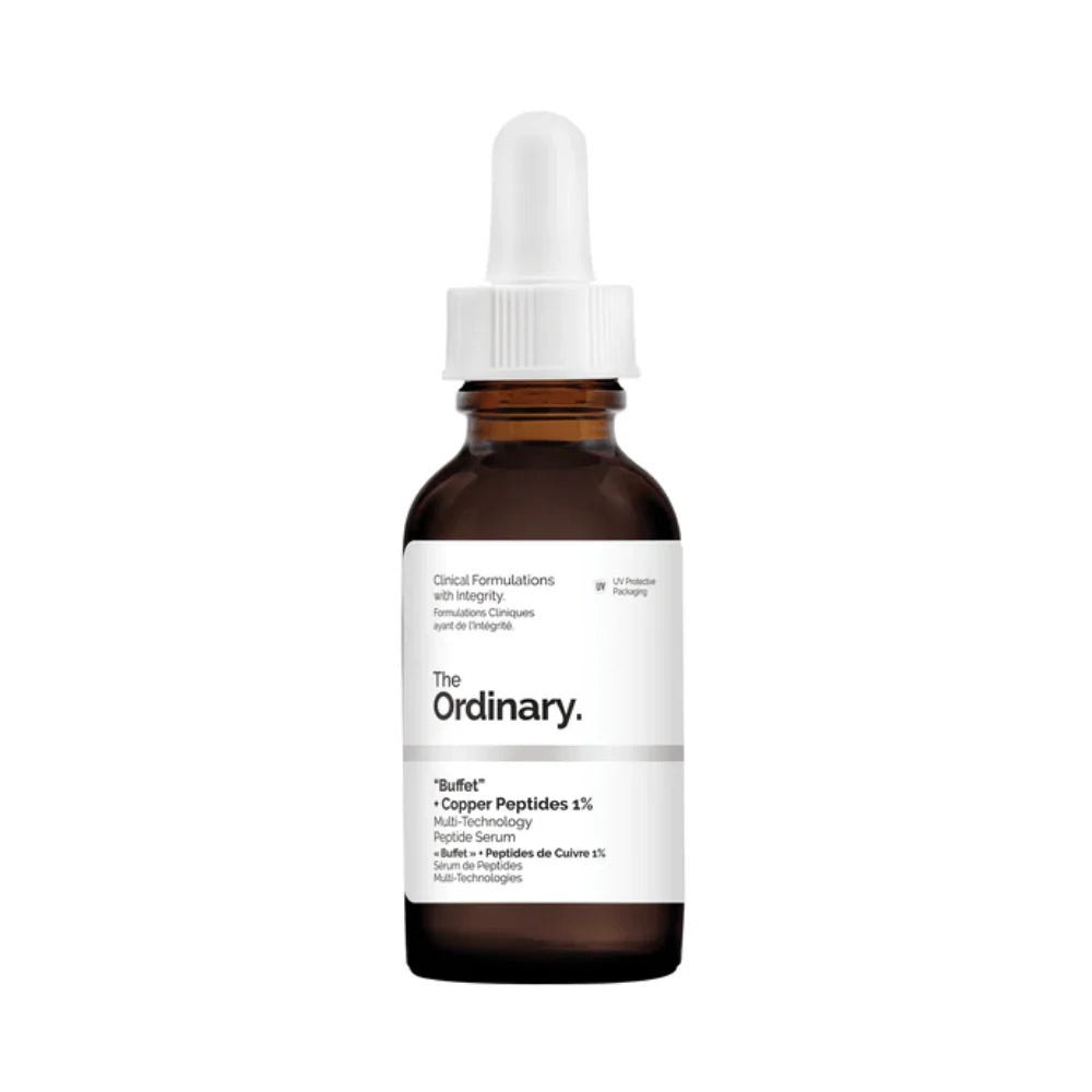 The Ordinary Buffet + Copper Peptides 1% 30ml - Sunscreen for anti-aging