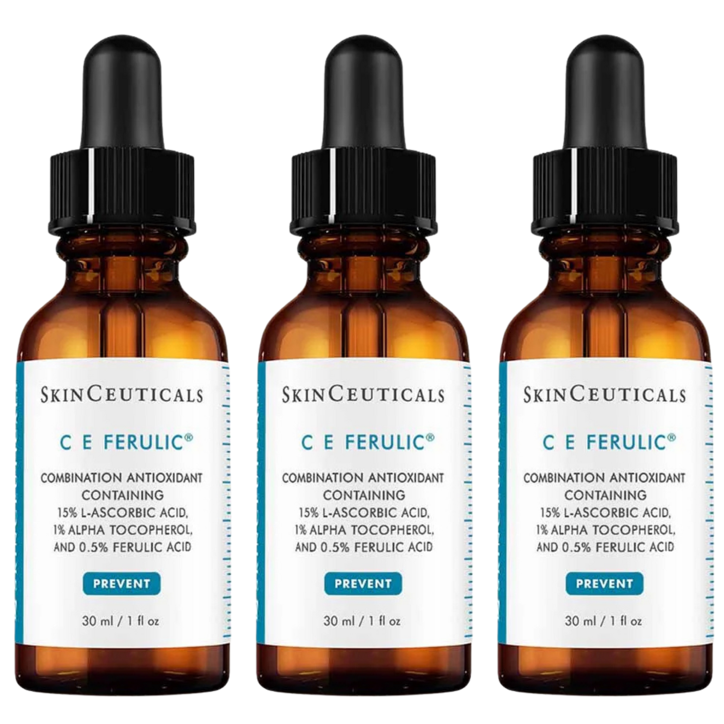 SkinCeuticals C E Ferulic® with 15% L-Ascorbic Acid 30ml (3-Pack Value Set) - Sunscreen for dark spots
