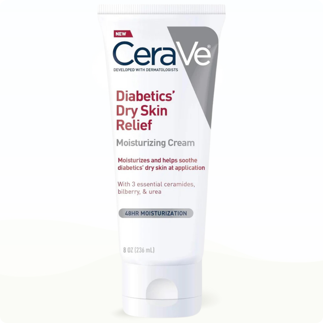 CeraVe Diabetics Dry Skin Relief Moisturizing Cream 236ml (8 oz) - Moisturizer for hydration