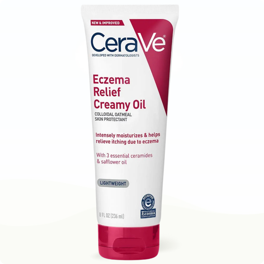 CeraVe Eczema Relief Creamy Oil 8 fl oz (237ml) - Face Oil for hydration