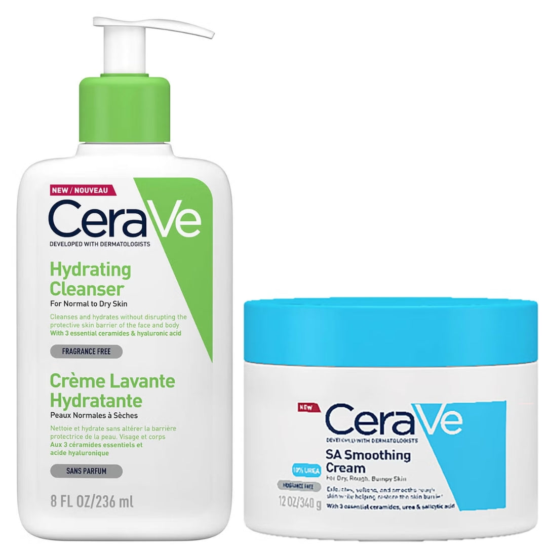 CeraVe Hydrate and Smooth Bundle - Sunscreen for acne