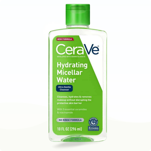 CeraVe Hydrating Micellar Water 10 Oz (296ml) - Cleanser for hydration