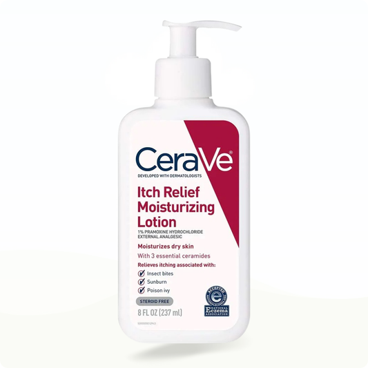 CeraVe Itch Relief Moisturizing Lotion 8 oz (237 ml) - Moisturizer for hydration