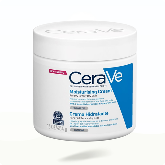 CeraVe Moisturizing Cream For Dry to Very Dry Skin 16 oz (454g) - Moisturizer for hydration