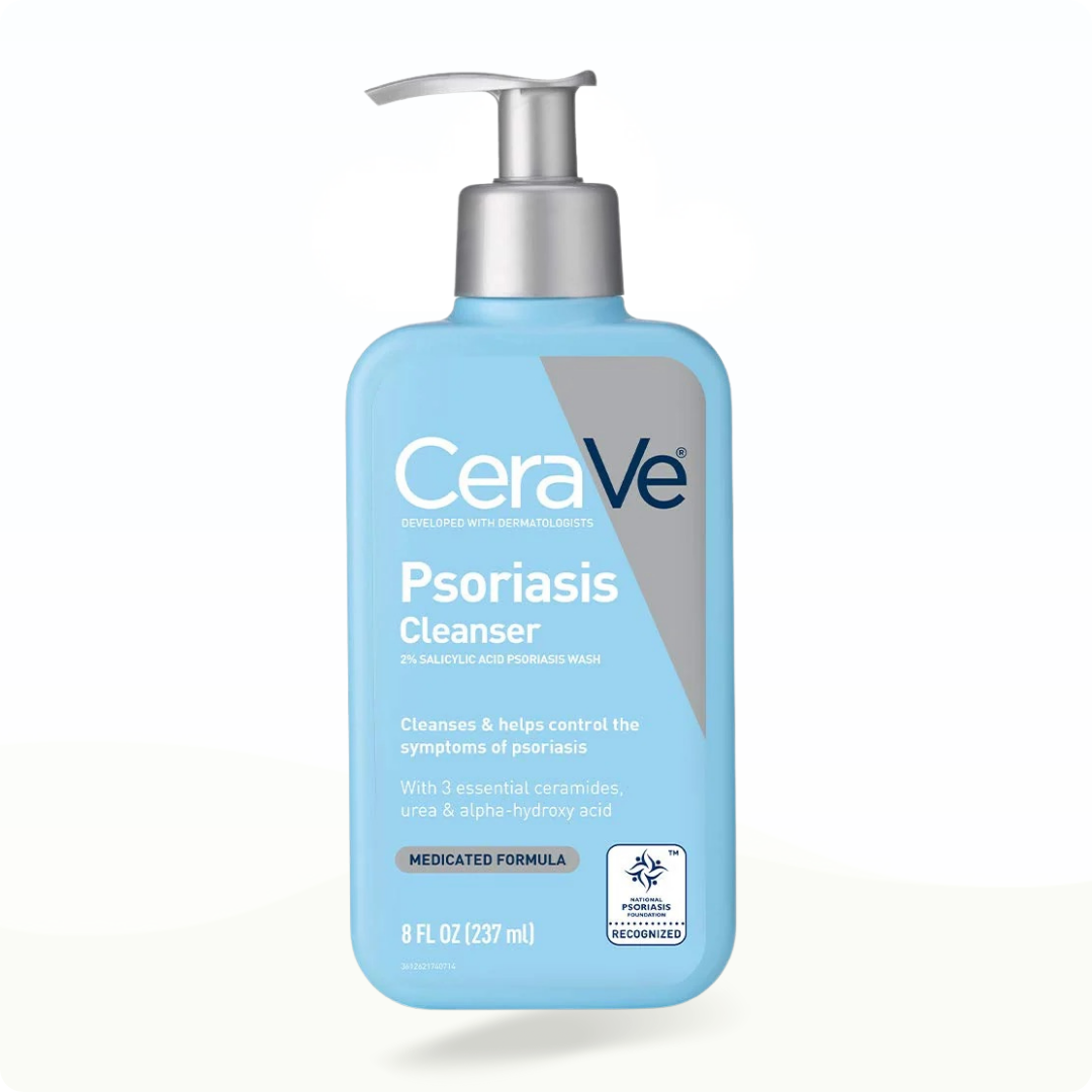 CeraVe Psoriasis Cleanser 2 Salicylic Acid Psoriasis Wash 8 fl. oz (237 ml) - Cleanser for hydration