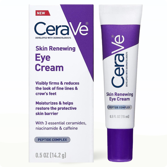 CeraVe Skin Renewing Eye Cream 0.5 oz (14 g) - Eye Cream for dark spots