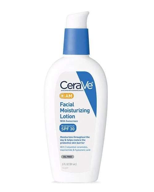 لوشن ترطيب الوجه CeraVe AM مع واقي من الشمس SPF30